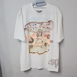 Travis Scott White Graphic Tee